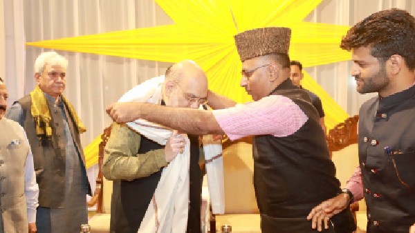 Amit Shah Reached Jammu and Kashmir For His 3 Days Trip Amit Shah Reached Jammu and Kashmir For His 3 Days Trip