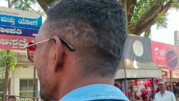 Coffeenadu Chandu made special Hair cutting for promoting movie gandhad gudi Coffeenadu Chandu made special Hair cutting for promoting movie gandhad gudi
