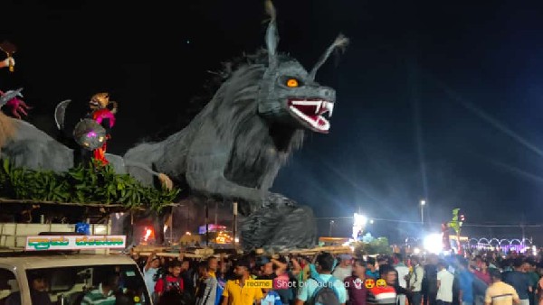 Panjurli Daiva Statue Attract Everyone In Karwar Dindi Utsava Panjurli Daiva Statue Attract Everyone In Karwar Dindi Utsava