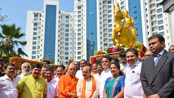 CM Basavraj Bommai Inaugurates Kedambadi Ramaiah Gowda Statue In Mangaluru CM Basavraj Bommai Inaugurates Kedambadi Ramaiah Gowda Statue In Mangaluru