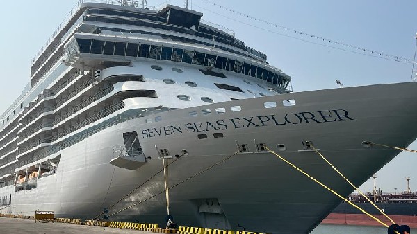 Second Luxury Ship Arrived At Mangaluru Port From Abroad Second Luxury Ship Arrived At Mangaluru Port From Abroad
