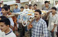 Disaster lead Cricket fans to conduct monk funeral of Indian Cricket team in Kolkata 