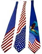 Patriotic tie in USA