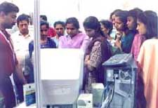 Students eagerly awaiting to see their results online