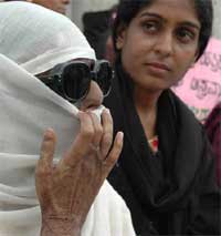 Flash back of an acid attack