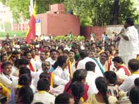 Kaveri Horata samiti Protest in New Delhi