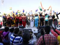Colourful Indian Independence Day in Sidney
