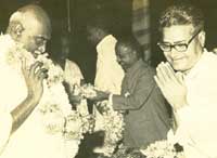 GV Rangaswamy with Kamaraja Nadar