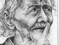 Da Ra Bendres portrait in dots