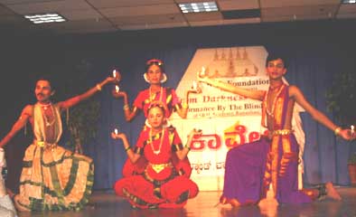 Dance Performance by Students of Ramanamaharshi School for the Blind, Banglaore in SSVT, WDC