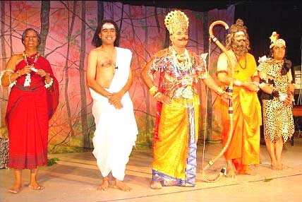 Kuvempus drama Beralge Koral enacted by Kaveri Kannada Sangha