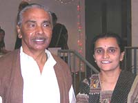 Poet Lakshminarayana Bhat with Triveni Srinivasar Rao
